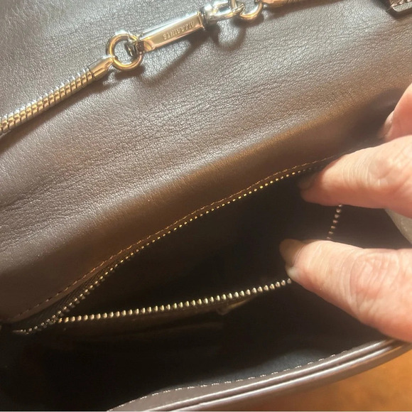 AllSaints All Saints Bansho Ebony Brown Leather Bag NWT $298 - Picture 10 of 11